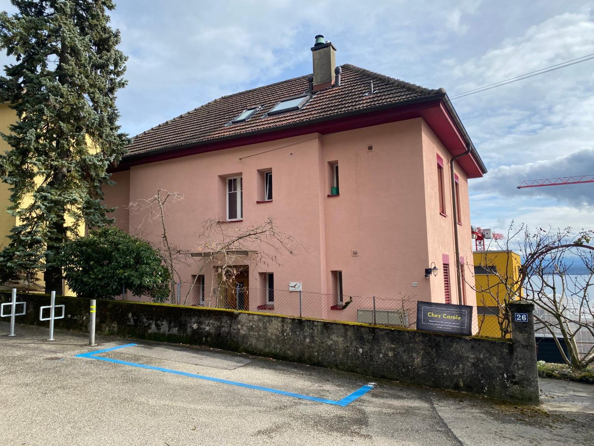 Apartament Chez Carole Neuchâtel Zewnętrze zdjęcie